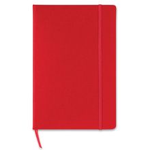 Libreta de notas grande papel cuadriculado 21 x 14 cm Rojo