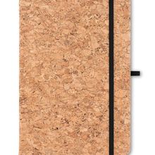 Libreta ecológica de corcho y portabolígrafo 14,5 x 21 cm Negro
