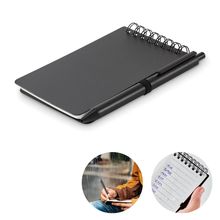 Libreta hidrófuga con bolígrafo incluido Negro