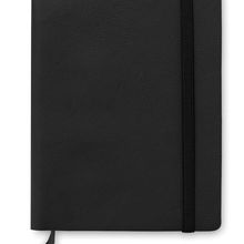 Libreta de tapa blanda con bolsillo plegable 21 x 15,5 cm Negro