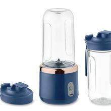 Licuadora portátil 6 hojas y 2 vasos Azul