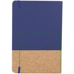 Libreta A5 PU y Corcho 96H Lisas | Trasera inferior | 120 x 120