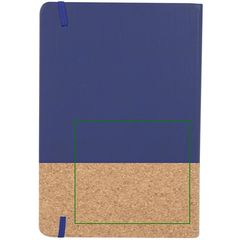 Libreta A5 PU y Corcho 96H Lisas | Trasera inferior | 100 x 90