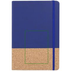 Libreta A5 PU y Corcho 96H Lisas | Frontal inferior | 70 x 100