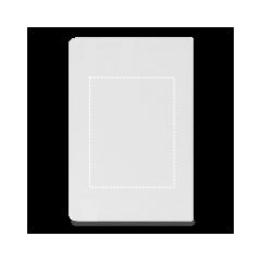 Libreta A5 de poliéster reciclado para sublimar | Posterior | 100 x 130