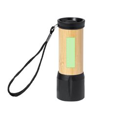 Linterna 9 LEDs en ABS y Bambú | Centrado | 35 x 10