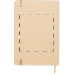 Libreta A5 cartón especial marcaje láser | Trasero | 110 x 120