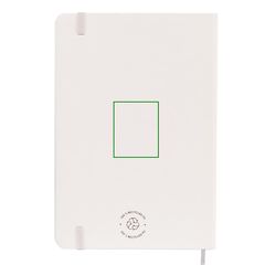 Libreta A5 con tapa reciclada | Trasera | 40 x 50