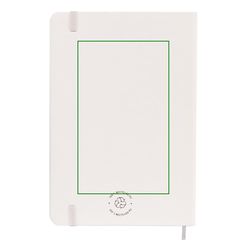 Libreta A5 con tapa reciclada | Trasera | 90 x 150