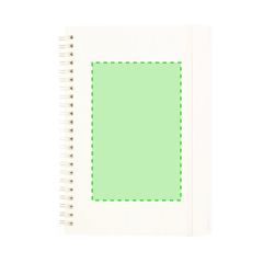 Libreta de anillas A5 tapas duras reciclada | Area 1 | 90 x 140