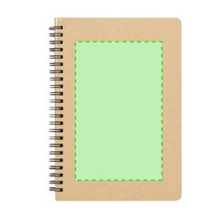Libreta de anillas con tapas de cartón reciclado | Area 1 | 100 x 160