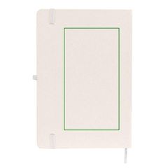 Libreta A5 reciclada con soporte | Trasera | 80 x 150