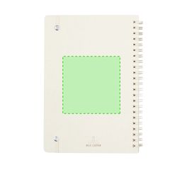 Libreta de anillas A5 tapas duras reciclada | Area 2 | 90 x 90