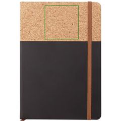 Libreta A5 PU y Corcho 96H Lisas | Frontal superior | 60 x 60