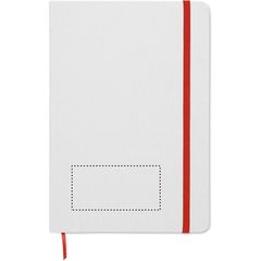 Libreta A5 reciclada especial marcaje a láser 80g/m2 | Frontal | 80 x 40