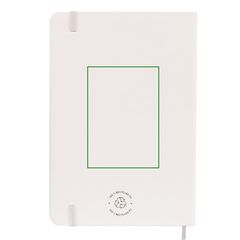 Libreta A5 con tapa reciclada | Trasera | 70 x 100