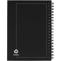 Libreta ecológica con tapa natural de materiales reciclados con bolígrafo 18x13 cm | BACK SCREEN | 90 x 160