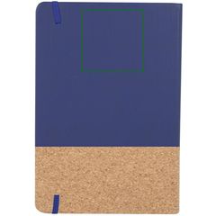 Libreta A5 PU y Corcho 96H Lisas | Trasera superior | 60 x 60