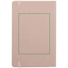 Libreta A5 con 80 hojas rayadas | Trasera | 100 x 130