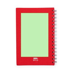 Libreta A5 Anillas en RPET | En la contraportada | 100 x 160