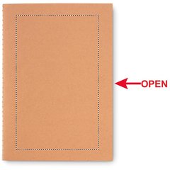 Libreta A5 Cartón 40 Hojas | Pantalla Frontal | 110 x 180