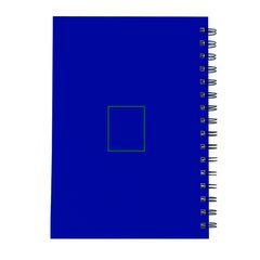 Libreta A5 Cartón 80H Crema Lisas | Trasera | 40 x 50