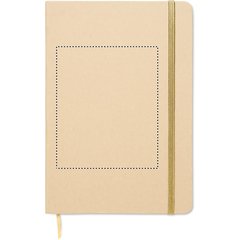 Libreta A5 cartón especial marcaje láser | Frontal | 100 x 120