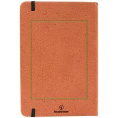 Libreta A5 Cuero Reciclado 80H Rayadas | Trasera | 100 x 140