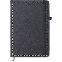 Libreta A5 con Cuero Reciclado y Portabolígrafos | Frontal | 130 x 200
