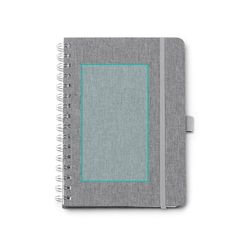 Libreta A5 de doble espiral y banda elástica | ZONA1 | 90 x 160
