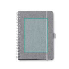 Libreta A5 de doble espiral y banda elástica | ZONA2 | 110 x 160