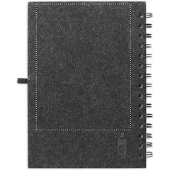 Libreta A5 Fieltro RPET | Trasero | 120 x 160