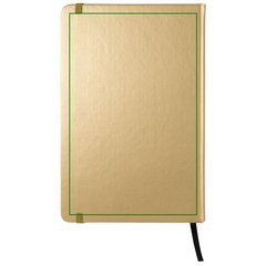 Libreta A5 Metalizada y 80H Lisas Borde Negro | Trasera | 140 x 205