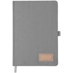 Libreta A5 de pana tapa dura con papel reciclado | Frontal | 35 x 16