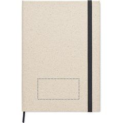 Libreta A5 Papel de Hierba | Frontal Inferior | 80 x 40