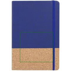 Libreta A5 PU y Corcho 96H Lisas | Frontal inferior | 100 x 90