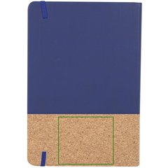 Libreta A5 PU y Corcho 96H Lisas | Trasera inferior | 70 x 60