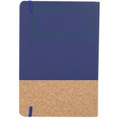 Libreta A5 PU y Corcho 96H Lisas | Trasera superior | 100 x 50