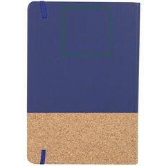 Libreta A5 PU y Corcho 96H Lisas | Trasera superior | 60 x 60