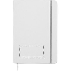 Libreta A5 reciclada especial marcaje a láser 80g/m2 | Frontal | 80 x 40