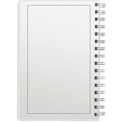 Libreta A5 RPET 80 Hojas con Rayas | TRANSPARENT BACK | 110 x 190