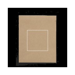 Libreta A5 con tapa de paja natural | Delantera | 100 x 100