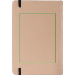 Libreta A5 Tapa Papel de Hierba 80H Rayadas | Trasera | 100 x 140