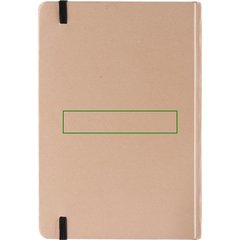 Libreta A5 Tapa Papel de Hierba 80H Rayadas | Trasera | 100 x 20