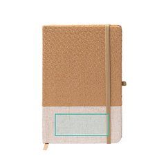 Libreta A5 tapa rígida de paja y algodón | EXTRA_1 | 80 x 110
