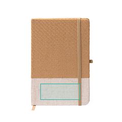 Libreta A5 tapa rígida de paja y algodón | EXTRA_1 | 80 x 110