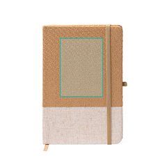 Libreta A5 tapa rígida de paja y algodón | EXTRA_2 | 80 x 40