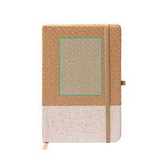 Libreta A5 tapa rígida de paja y algodón | EXTRA_2 | 80 x 40