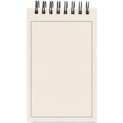 Libreta A6 Reciclada con Boli a juego | Frontal | 70 x 110