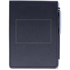 Libreta A7 con funda de PU y bolígrafo 11,5 x 9,5 cm | Frontal | 60 x 40